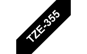 Brother Laminated tape 24mm, White on black, TZe, Thermal transfer, Brother, PT-7600, PT-2430PC, PT…