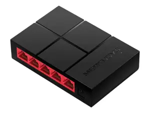 Šakotuvas Mercusys Switch MS105G Unmanaged, Desktop, Power supply type External