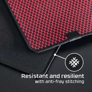 "HyperX Pulsefire Mat" - žaidimų pelės kilimėlis - medžiaginis (M), juodas, vienspalvis, medžiaginis, guminis, žaidimų pelės kilimėlis