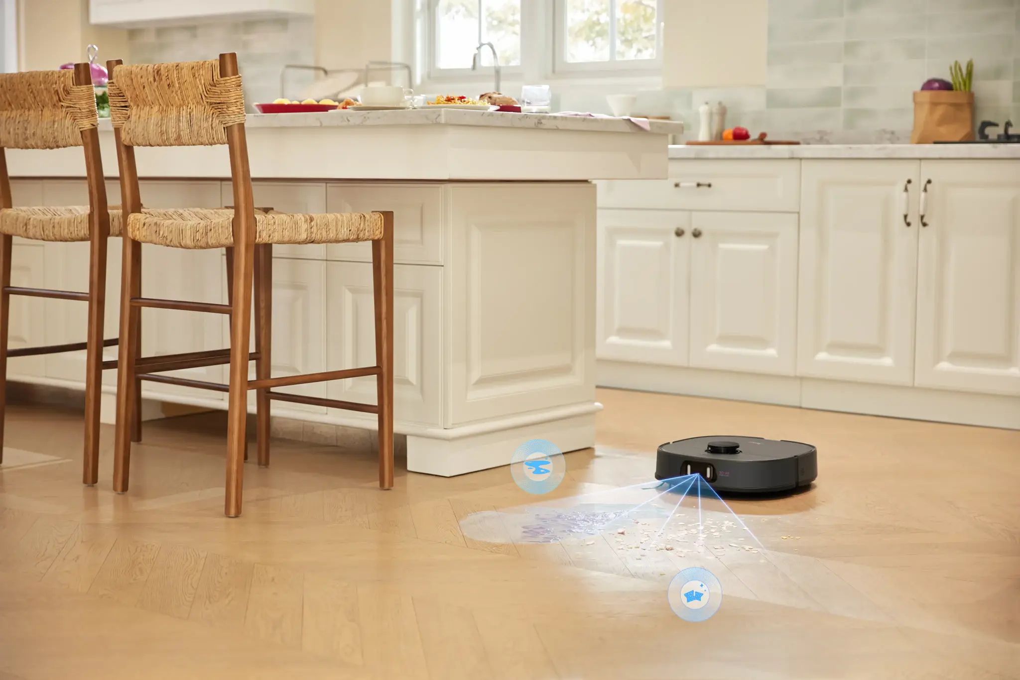 Dulkių siurblys-robotas Midea V15, Juoda