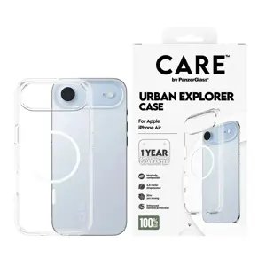 PanzerGlass Back cover | Apple | iPhone Air | Recycled plastic | Transparent | Urban Explorer w. Wh…