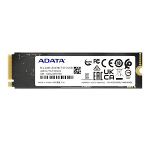 SSD diskas ADATA LEGEND 710 512 GB, M.2 2280, PCIe Gen3x4