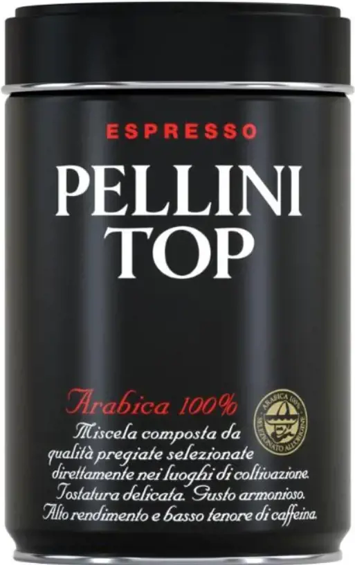 Kava PELLINI TOP, malta, 100% Arabica, 250 g