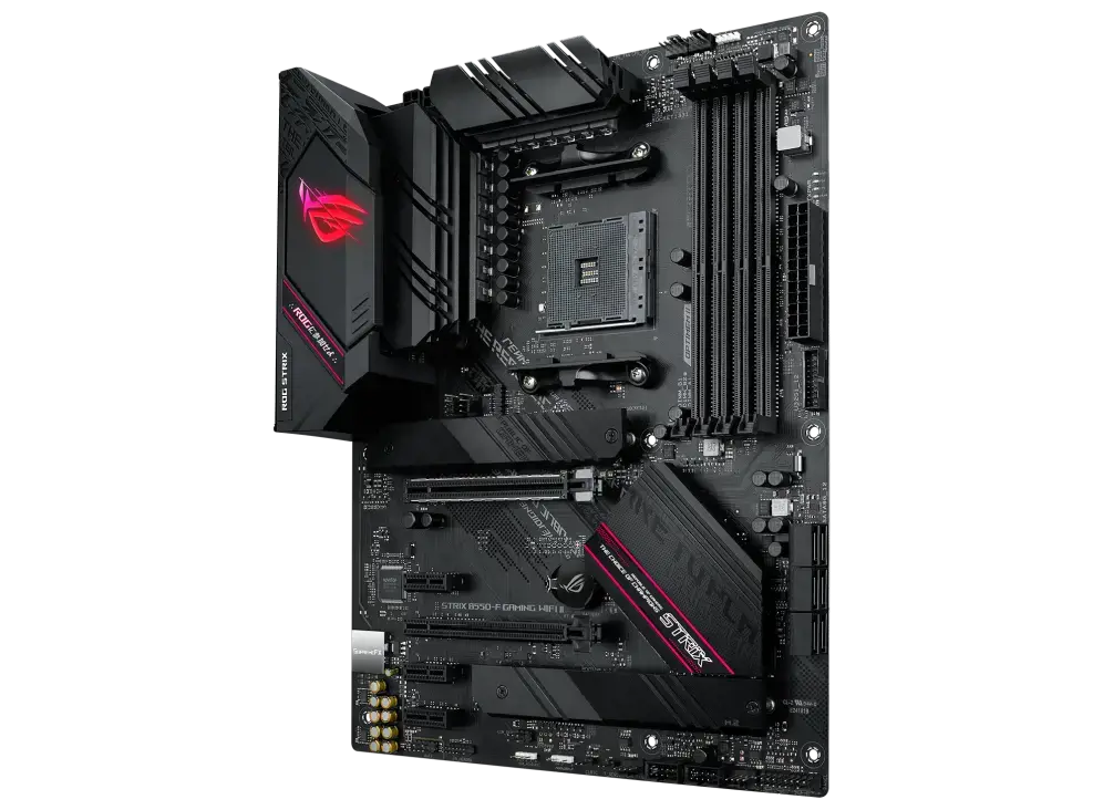 ASUS ROG STRIX B550-F GAMING WIFI II, AMD, "Socket AM4", 3 kartos "AMD Ryzen™ 3", 3 kartos "AMD Ryzen 5", 3 kartos "AMD Ryzen™ 7", 3 kartos..., DDR4-SDRAM, 128 GB, DIMM
