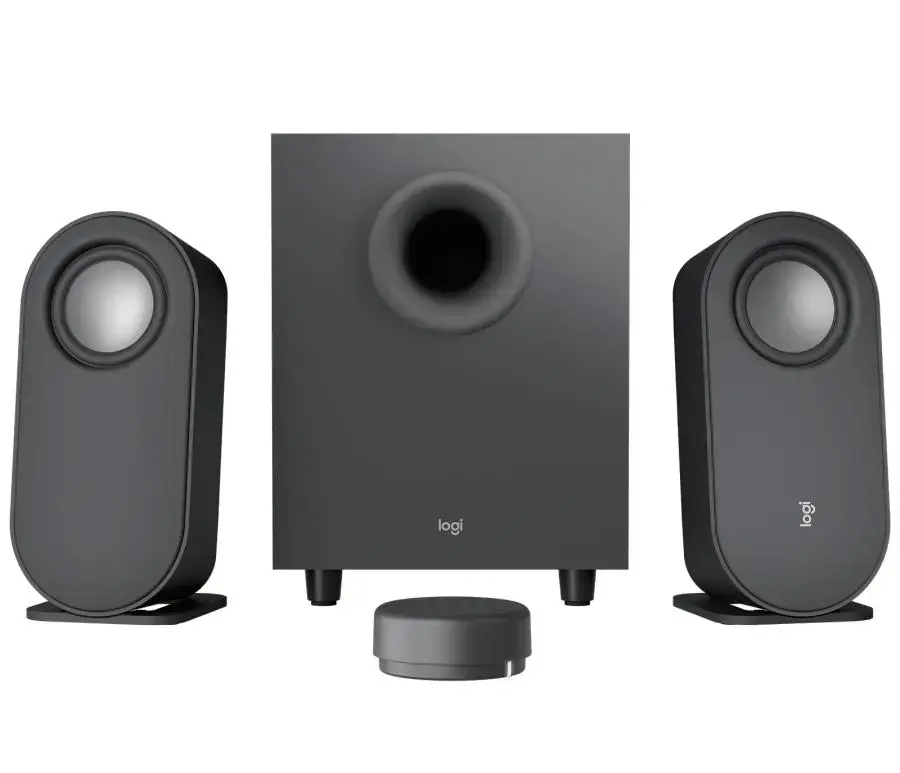 LOGITECH Z407 "Bluetooth" kompiuterio garsiakalbiai su žemų dažnių garsiakalbiu ir belaidžiu valdymu - GRAFITAS - Netaikoma - EMEA