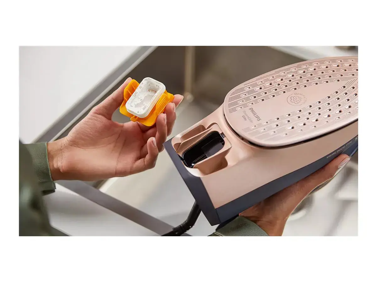 "Philips" DST8050/20, garų lygintuvas, "SteamGlide Elite" padas, 3 m, 260 g/min, mėlynas, auksinis, 85 g/min