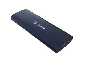 NATEC RHINO M.2 NVME LITE EXTERNAL SSD ENCLOSURE USB-C 3.2 GEN 2 STEEL NAVY