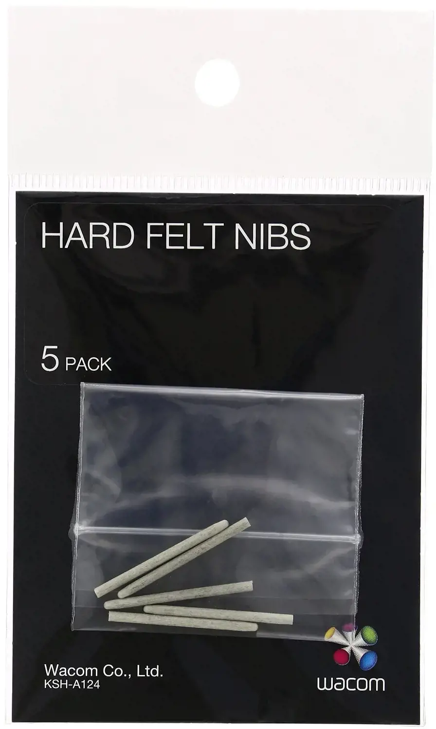 "Wacom" antgaliai "Hard Felt" 5vnt.