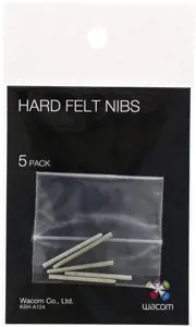 "Wacom" antgaliai "Hard Felt" 5vnt.