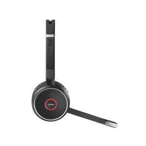 Jabra EVOLVE 75 MS, Wired & Wireless, Office/Call center, 20 - 20000 Hz, 177 g, Headset, Black, Red