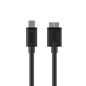 UNITEK Y-C475BK "Unitek" kabelis iš "USB type-C" į "microUSB 3.0", Y-C475BK