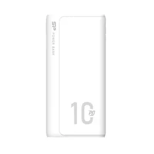 SILICON POWER QP15 maitinimo bankas 10000mAH microUSB Type-C baltos spalvos