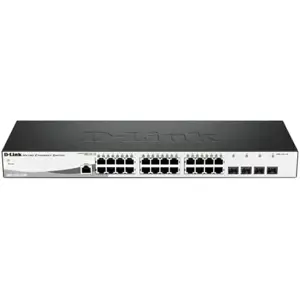 D-Link DGS-1210-28/ME/E, Managed, L2+, Gigabit Ethernet (10/100/1000), Full duplex, Rack mounting, …