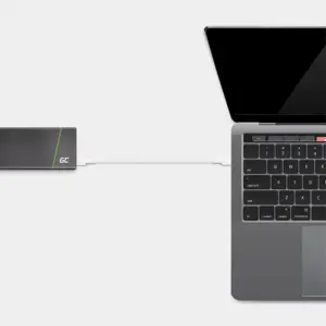 Green Cell PowerStream - USB-C - USB-C kabelis 200 cm Power Delivery 60W, QC 3.0 (baltas)