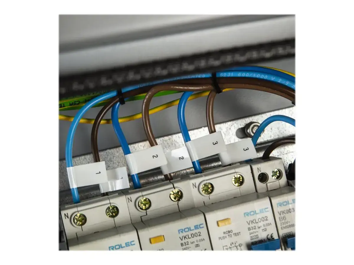 Brother laminuota juosta, juoda ant balto, TZe, juoda, terminis pernešimas, Brother, PT-2100VP, PT-2730, PT-7600, PT-2430PC, PT-2700, PT-9600, PT-9700PC, PT-9800PCN