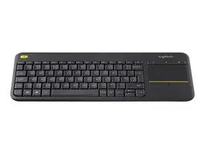 LOGITECH belaidė jutiklinė klaviatūra K400 Plus - INT BLACK