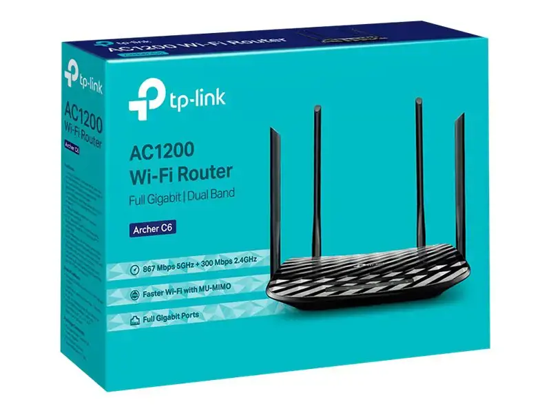 TP-LINK AC1200 dviejų dažnių "Wi-Fi" maršrutizatorius