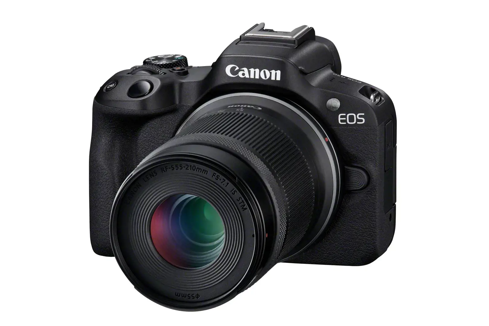 "Canon EOS R50", juoda + RF-S 18-45 IS STM + RF-S 55-210 mm F5-7.1 IS STM rinkinys, 24,2 MP, 6000 x 4000 taškų, CMOS, 4K Ultra HD, jutiklinis ekranas, juoda