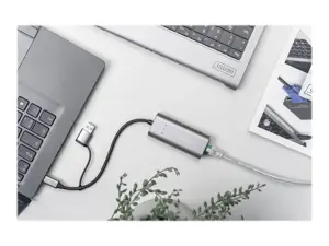 DIGITUS USB3.0/USB C 3.1 į 2,5G Ethernet adapteris