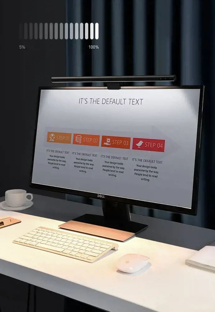 Baseus I-Wok lamp for monitor with touch panel (black)