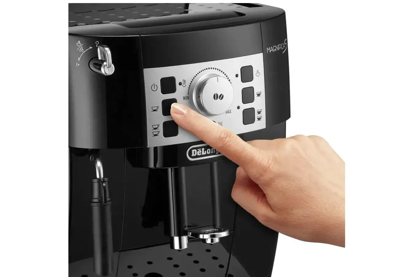 Kavos aparatas DeLonghi ECAM 22.115.B, 1,8 litrai, 1450 W, Juoda, Automatinis