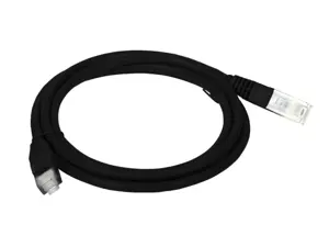 Patchcord UTP A-LAN KKU5CZA0.5 (RJ45 - RJ45 ; 0,50 m; UTP; kat. 5e; spalva juoda)