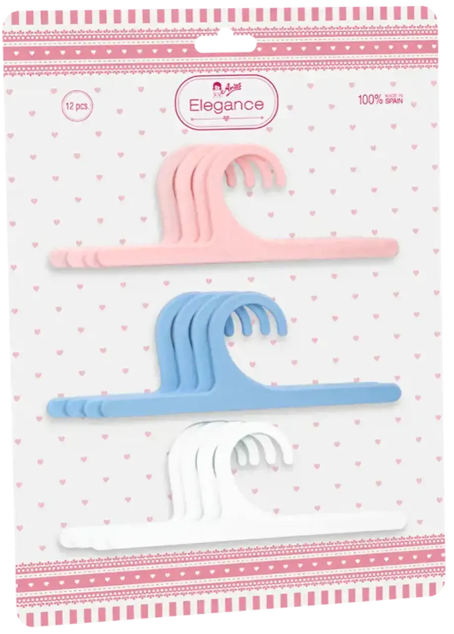 Arias rūbų pakabų rinkinys, 12 vnt.