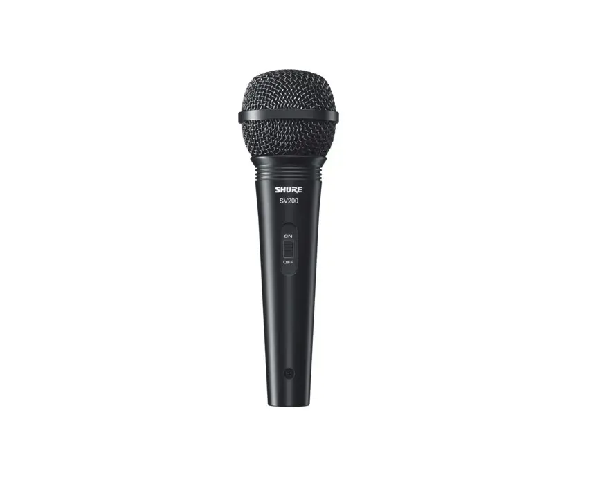 "Shure SV200" mikrofonas Juodas karaokės mikrofonas