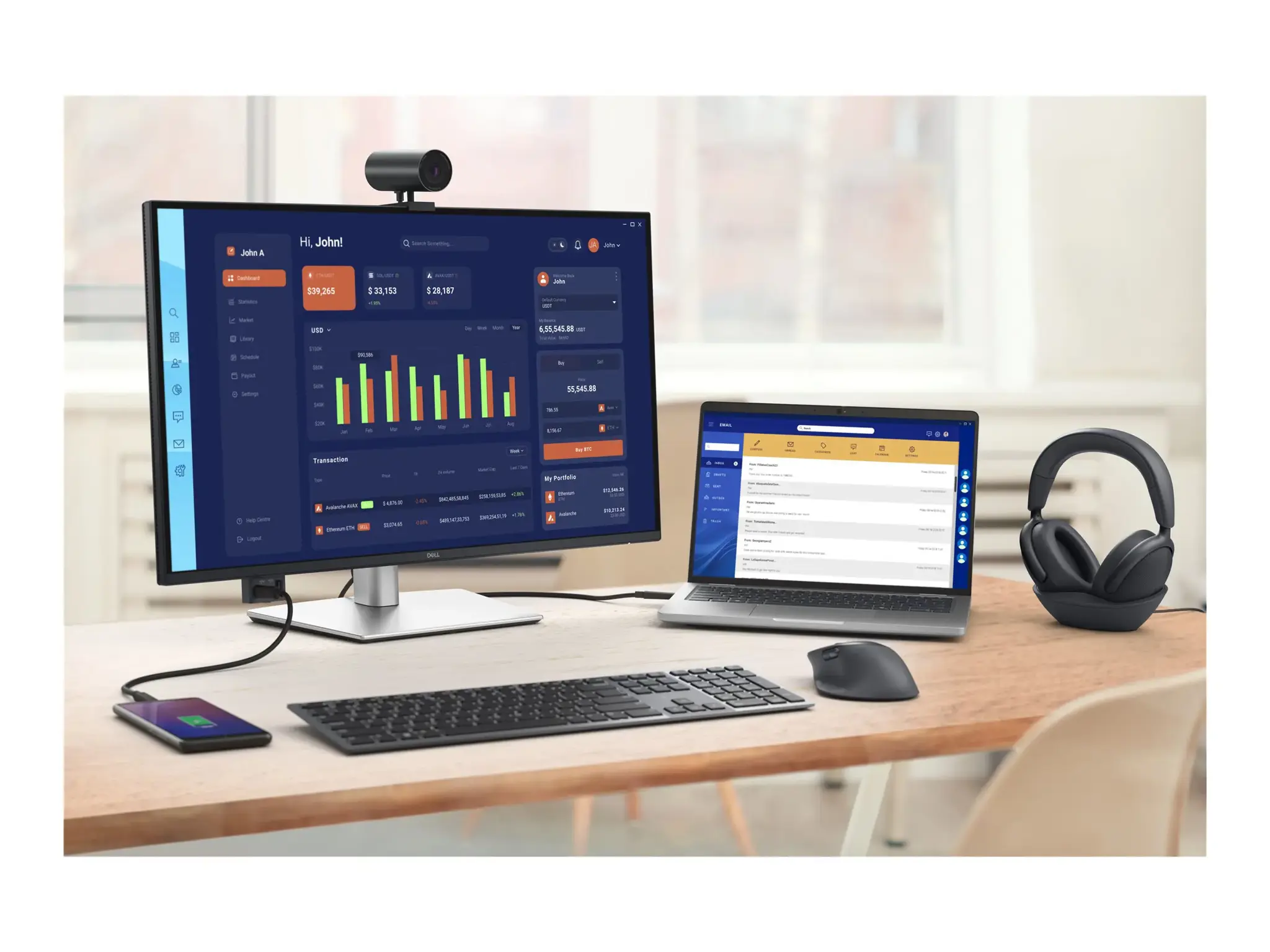 Dell Pro 27 Plus 4K USB-C Hub Monitor - P2725QE, 68.6cm (27.0")