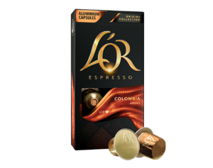 Kavos kapsulės L'OR Colombia, 10 vnt x  52g