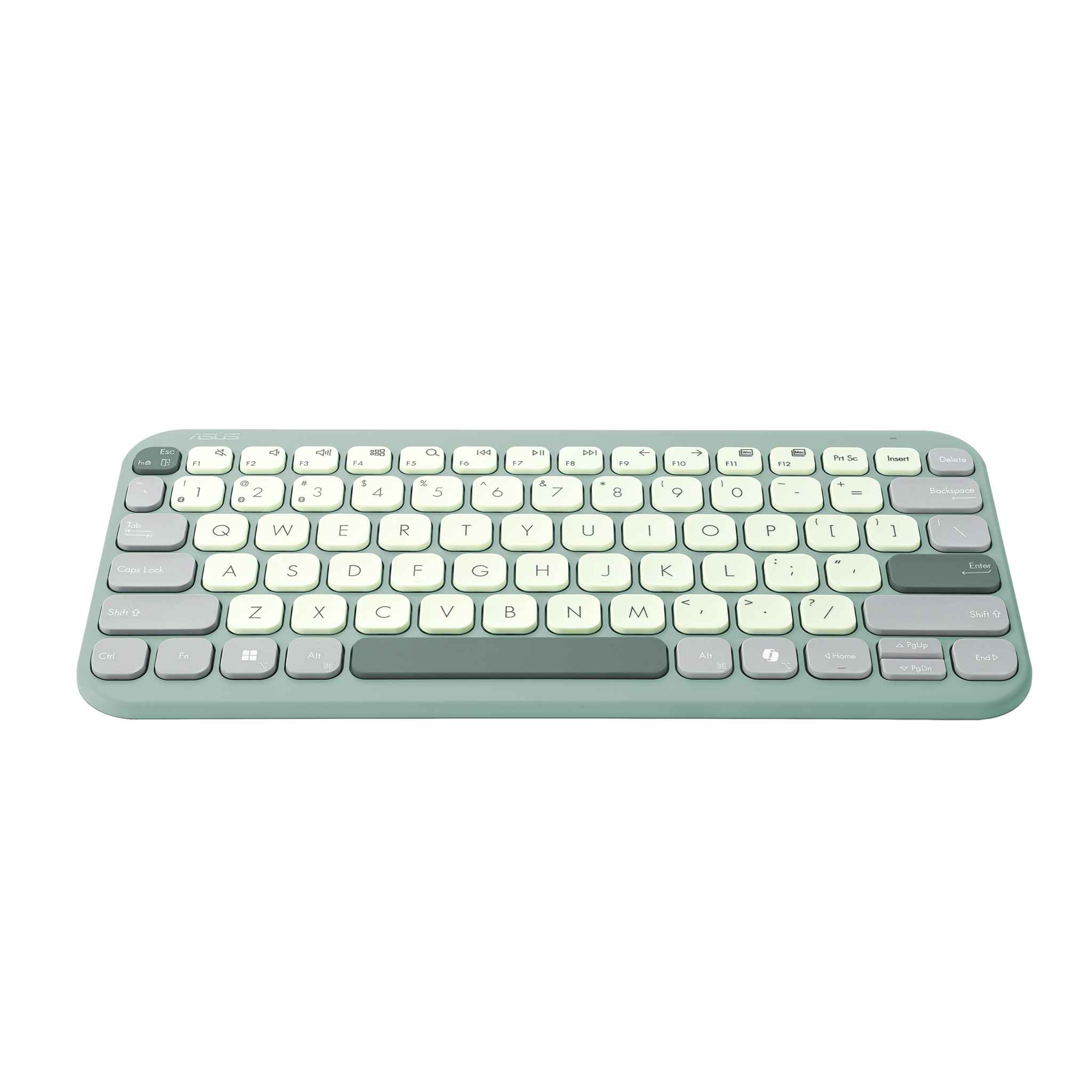 Asus Marshmallow KW100 | Keyboard | Wireless | US International | Green Tea Latte | Bluetooth