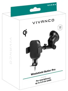 "Vivanco" automobilinis telefono laikiklis "Butler Pro QI" (61637)