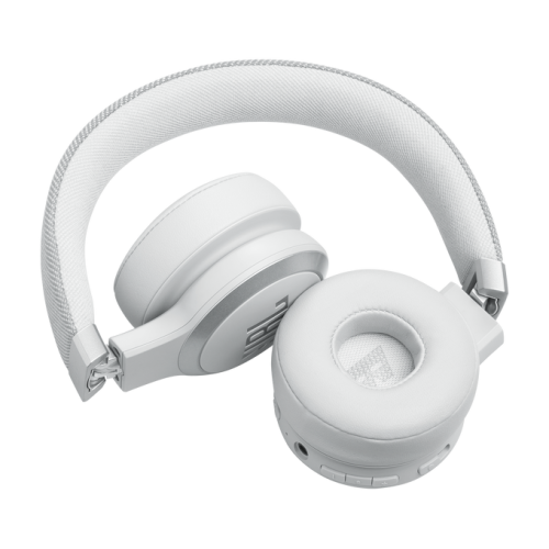 JBL belaidės ausinės "Live 670NC", baltos spalvos