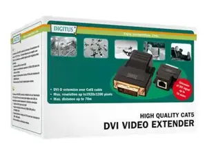 DIGITUS DVI ilgintuvas per Cat5 50 m 1920x1200