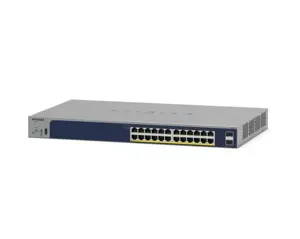 NETGEAR GS724TPv3, Managed, L2, Gigabit Ethernet (10/100/1000), Power over Ethernet (PoE), Rack mou…