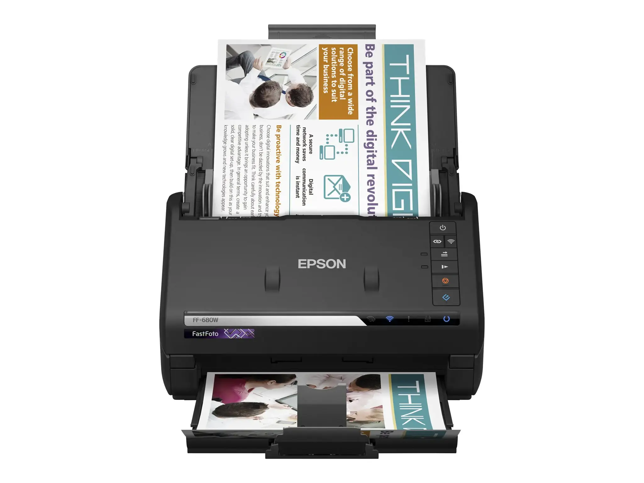 "Epson FastFoto FF-680W", 216 x 910 mm, 600 x 600 DPI, 30 bitų, 24 bitų, 10 bitų, 8 bitų