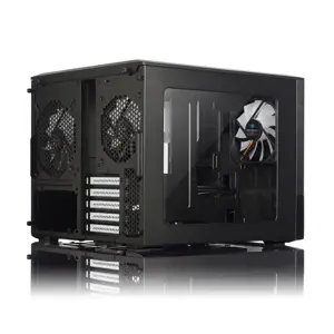 "Fractal Design NODE 804", kompiuteris, juodas, "micro ATX", "Mini-ATX", kietasis diskas, maitinimas, 16 cm, 32 cm