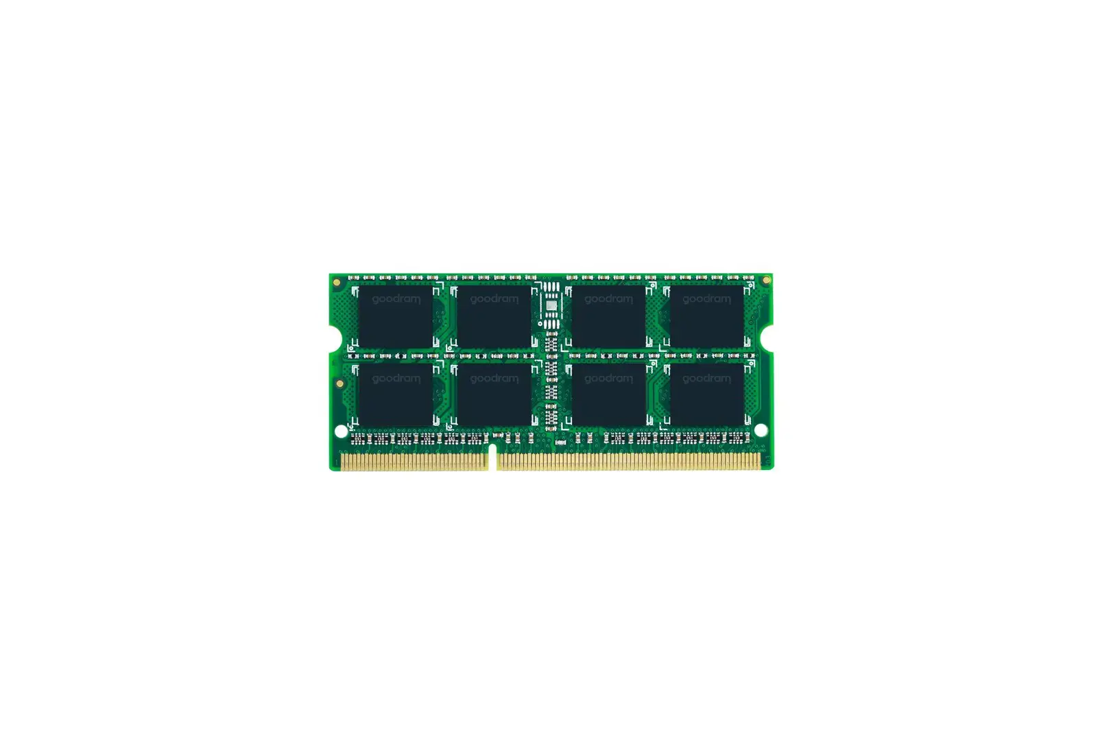 "Goodram GR1600S3V64L11S/4G", 4 GB, 1 x 4 GB, DDR3, 1600 MHz, 204 kontaktų SO-DIMM, žalias