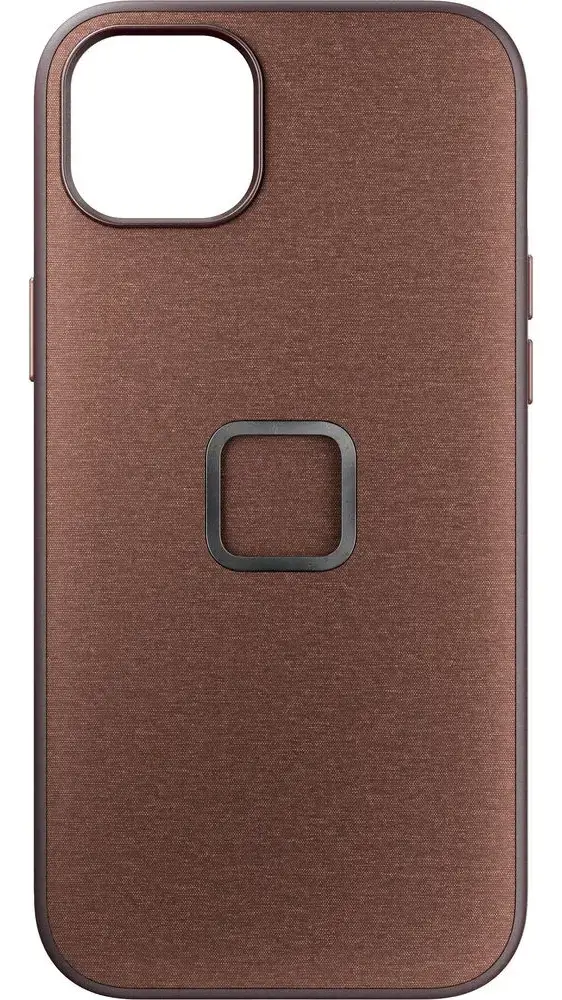 "Peak Design" dėklas "Apple iPhone 15 Plus Mobile Everyday Fabric Case", raudonmedis
