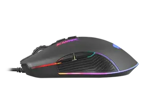 "NATEC Fury" žaidimų pelė "Scrapper" 6400DPI optinė su programine įranga ir RGB apšvietimu