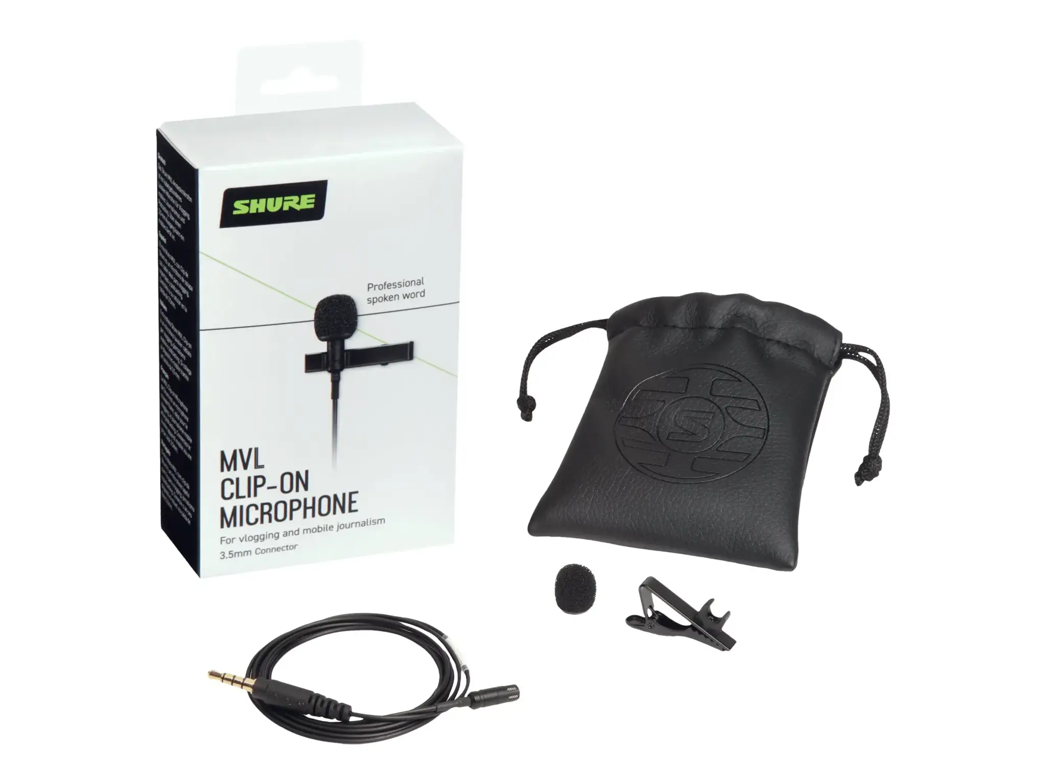 Shure MVL Lavalier Microphone for Smartphone or Tablet | Shure