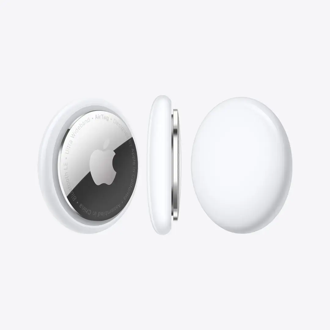 "Apple AirTag Bluetooth Silver", sidabrinė, balta