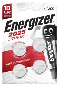SPECIALIZUOTOS ENERGIZER BATERIJOS CR2025 4 VNT.