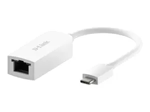 D-Link USB-C ir 2,5G Ethernet adapteris DUB-E250, laidinis, USB Type-C, Ethernet, 2500 Mbps, baltas