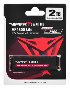 PATRIOT Viper VP4300 Lite 2TB M.2 2280 PCIe Gen4 x4