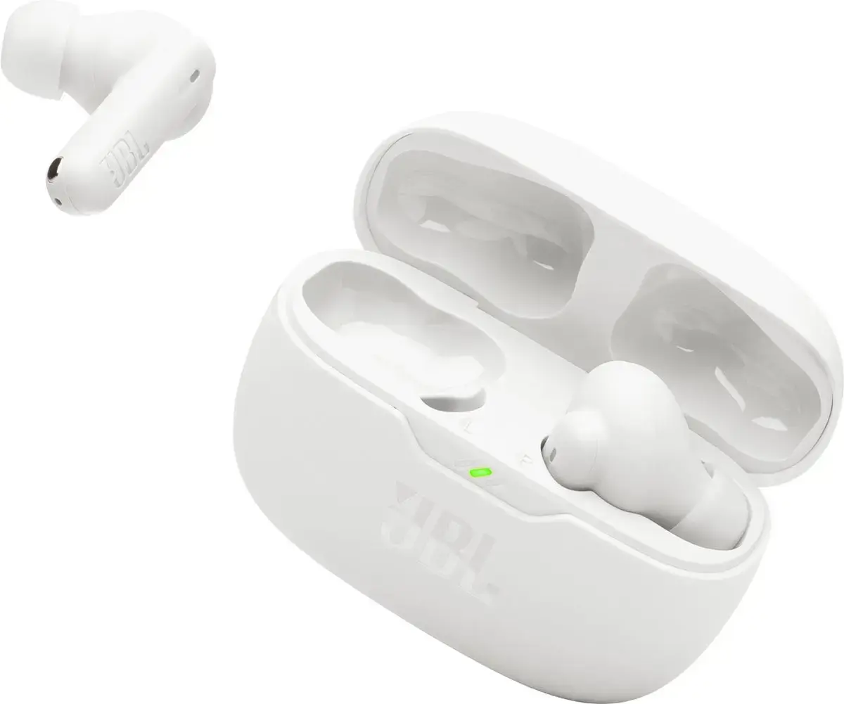 JBL wireless earbuds Wave Beam 2, white