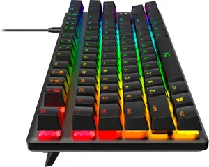 "HP HyperX Alloy Origins Core", 80 %, USB, mechaninis, RGB LED, juodas