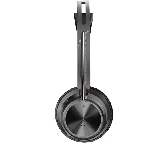 Poly Voyager Focus 2 Belaidės ausinės, Bluetooth, USB-C/A Adapter, Charging stand, Juoda