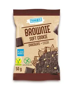 Veganiškas brownie sausainisFRANK&OLI, su kakava, 50g