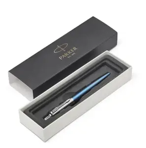 Automatinis tušinukas Parker Jotter Waterloo Blue CT Medium Blue.  Su dovanų dėžute